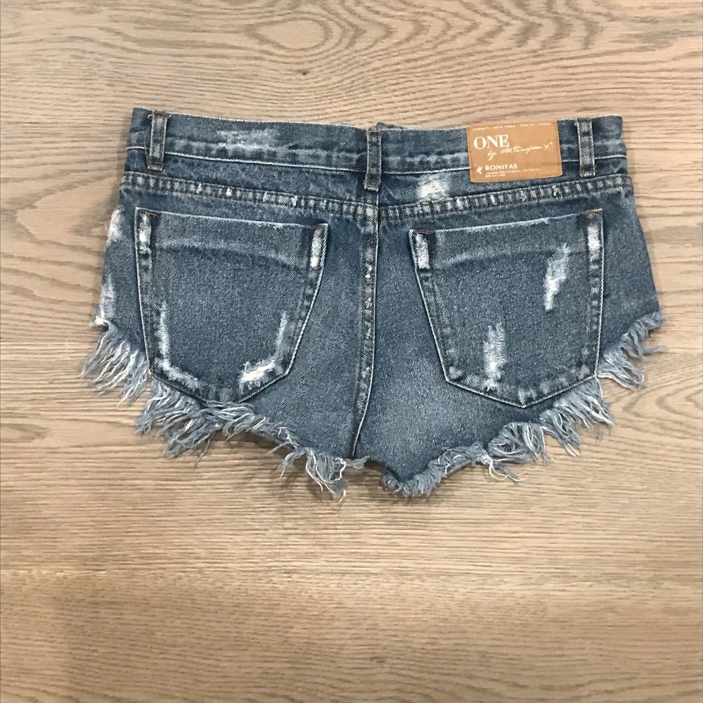 One by One Teaspoon Denim Shorts